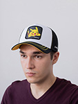 Бейсболка CAPSLAB арт. CL/PKM2/1/PIK5 Pokemon Pikachu (белый / черный)